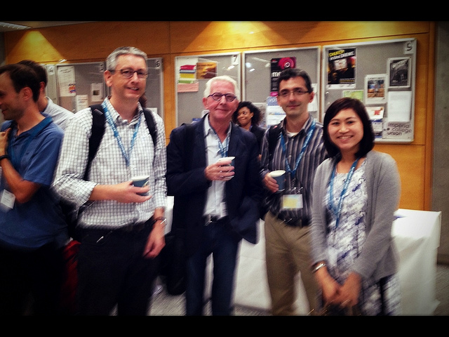 From left: Neil Coe, Peter Dicken, Dariuz Wojcik and Karen Lai 