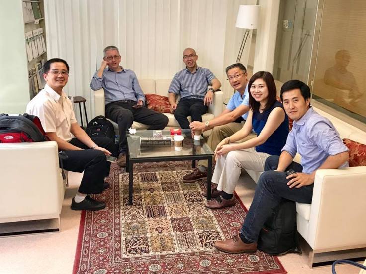 Chilling out at the Hong Kong Baptist University geography department lounge