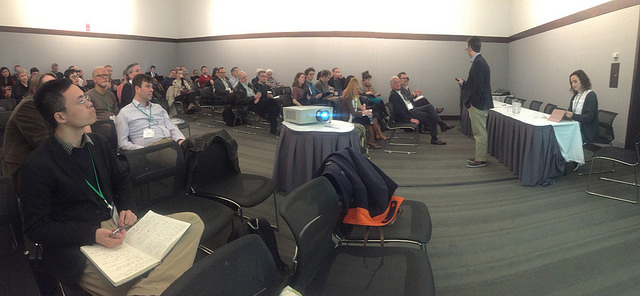 Great turnout at the FinGeo panel on 'Brexit and the City', AAG Boston 2017