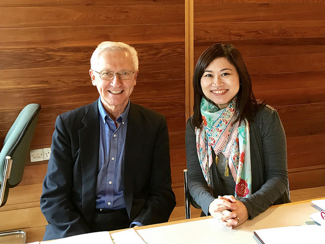 Very pleased to meet up with David Meyers in Oxford (June 2017)