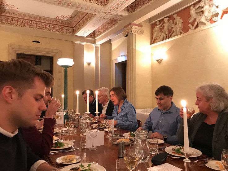 Workshop dinner at Gonville &amp; Caius College