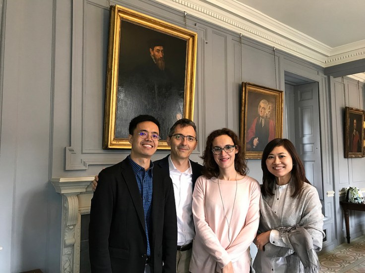 Reconnecting with colleagues at Cambridge workshop