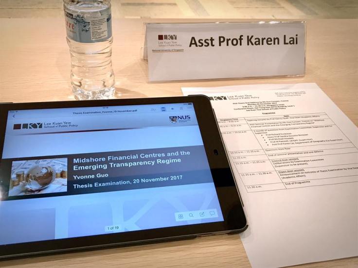 Yvonne Guo's PhD oral defence