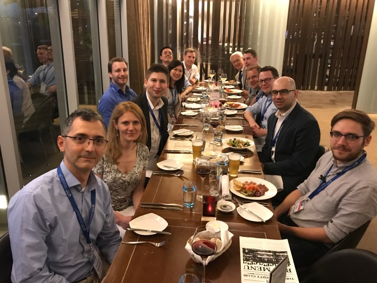 FinGeo dinner, Singapore, 6 Dec 2017