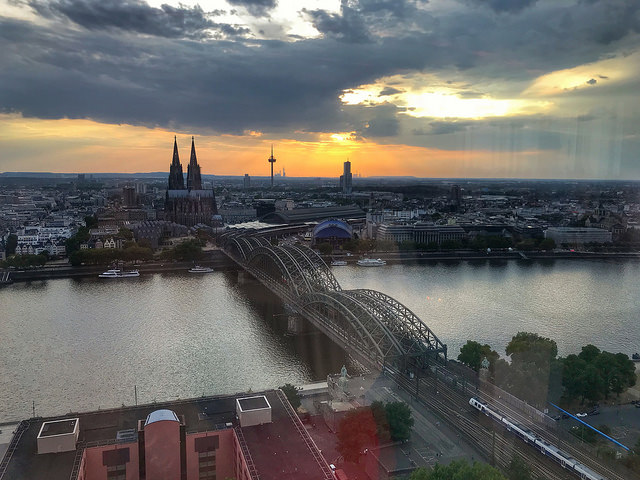 View from top of Koln Triangle