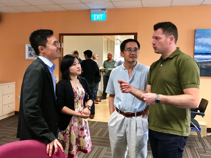 Tea break discussion