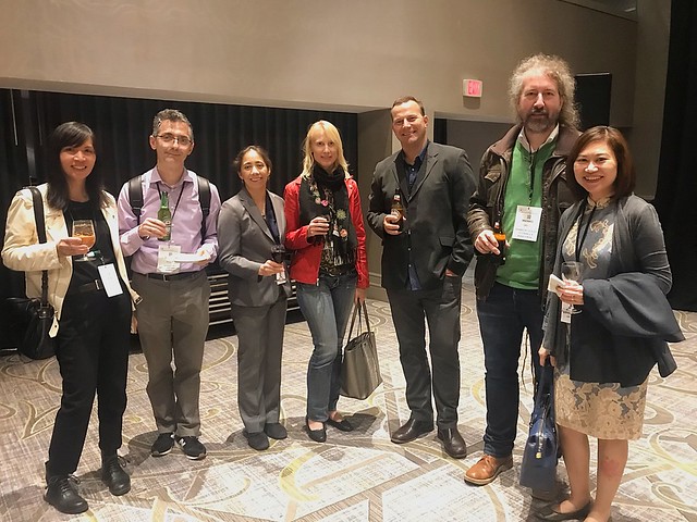 At the International Reception with financial geographers