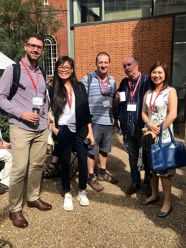 Meeting up with former colleagues and friends