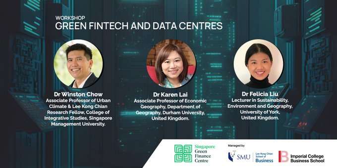 Workshop speakers on 'Green FinTech and Data Centres'